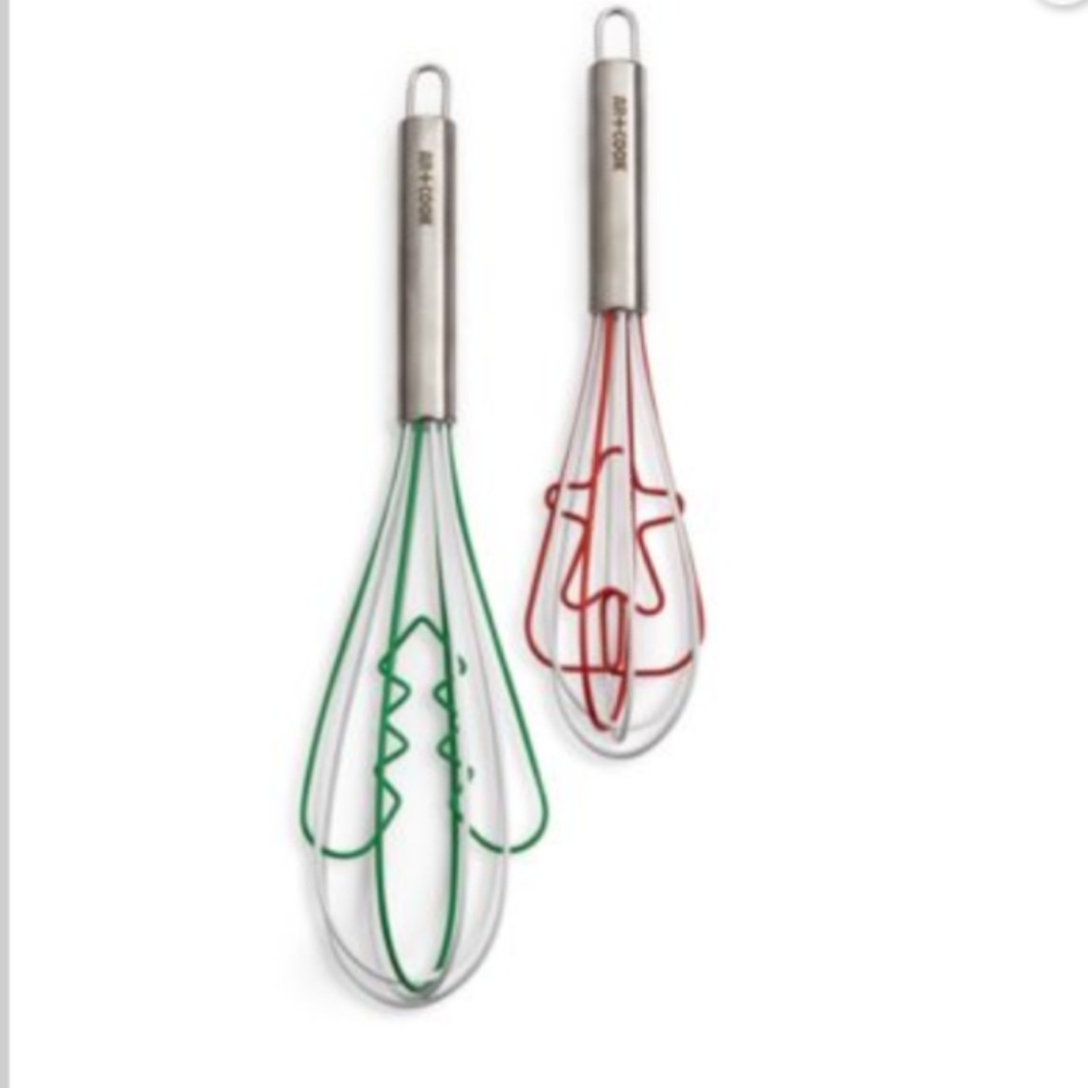 Art + Cook  2pc Silicone Whisk Set